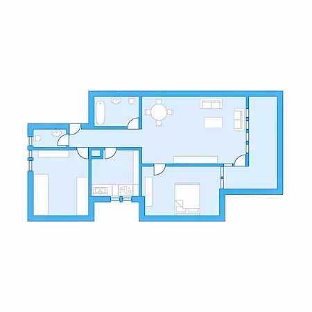 公寓 Allod Park Haus B 403 By Interhome 达沃斯